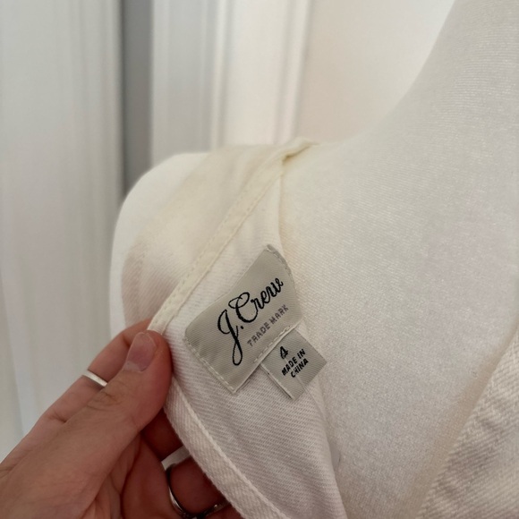 JCREW Elegant White Sleeveless Dress - Picture 5 of 5